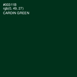 #00311B - Cardin Green Color Image